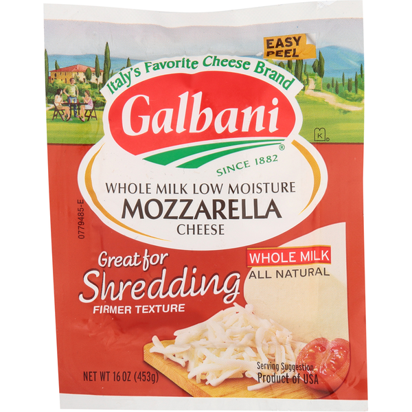 Galbani Whole Milk Low Moisture Mozzarella Cheese