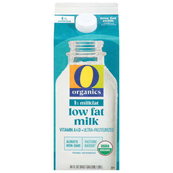 O Organics Milk, Organic, Low Fat, 1% Milkfat