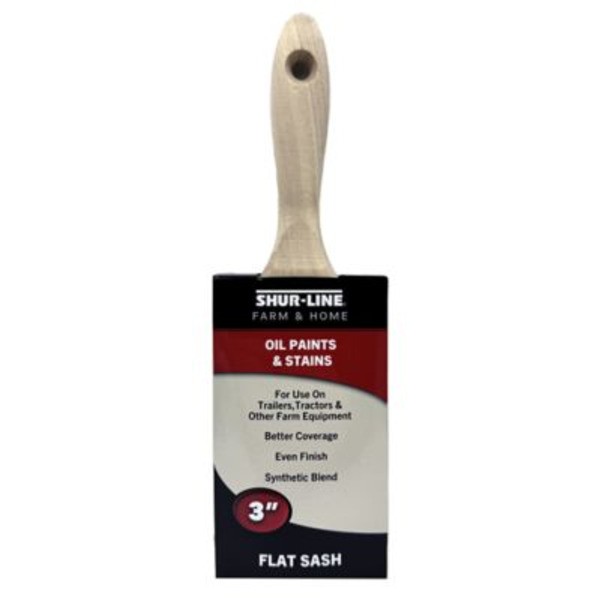 Shur-Line Farm and Home 3 in. Oil Base Paints & Stain Flat