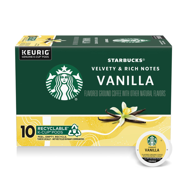Starbucks Vanilla Flavored K-Cup Coffee
