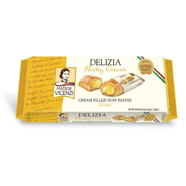 Matilde Vicenzi Delizia Puff Pastry Pastry Cream Filled Same