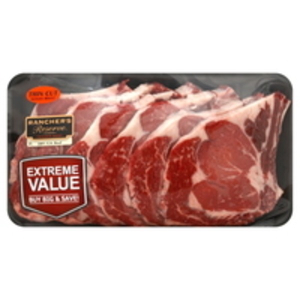 USDA Choice BoneIn Thin Beef Ribeye Steak (per lb) from Safeway