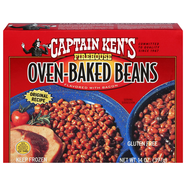 Beansページ Captain Ken's Firehouse Original Recipe Oven-Baked Beans Same-Day