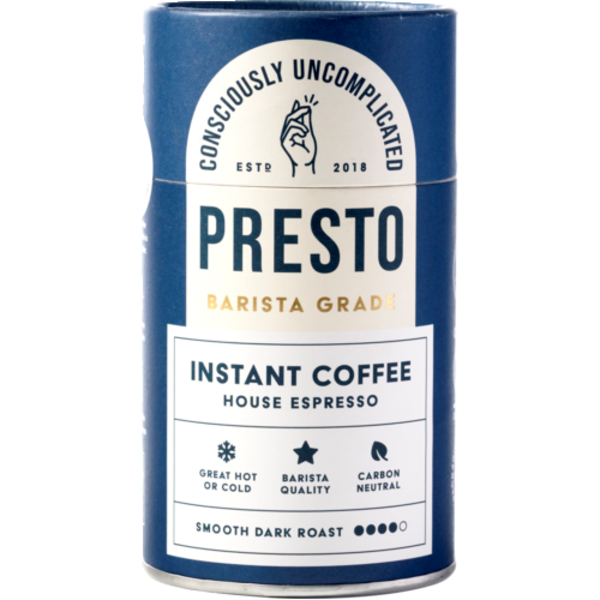Presto Coffee Dark Roast House Espresso Instant Coffee