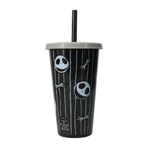 zak! Disney Tim Burton's The Nightmare Before Christmas Tumbler With Straw