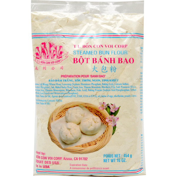 Tl Bon Con Voi Bot Banh Bao Steamed Bun Flour