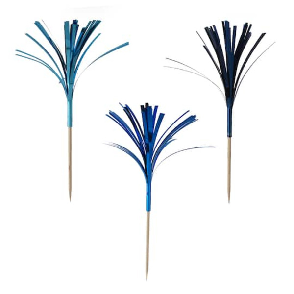 Makery Blue Burst Cupcake Toppers