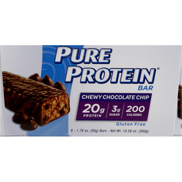 Pure Protein Protein Bar, Chewy Chocolate Chip (6 each) from Smart