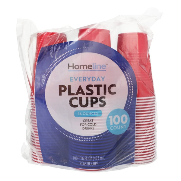 Homeline Plastic Cups