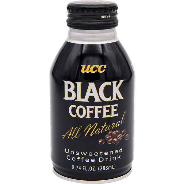 UCC Coffee Drink, Unsweetened, Black Coffee