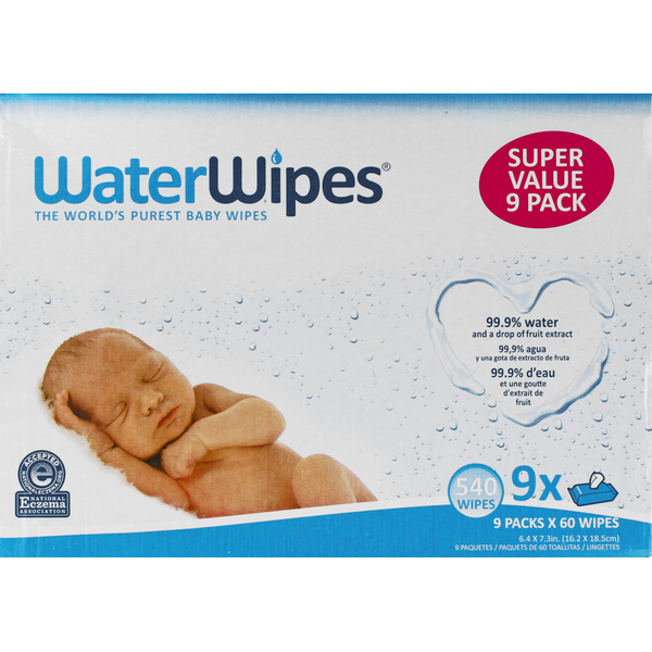 water wipes 18 pack