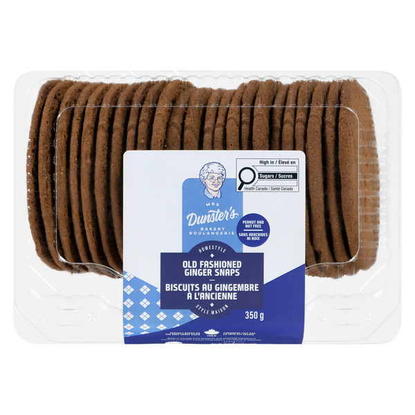 ジンジャー・スナップス('00カナダ) Mrs. Dunster's Old Fashioned Ginger Snaps, 350 g Same-Day Delivery