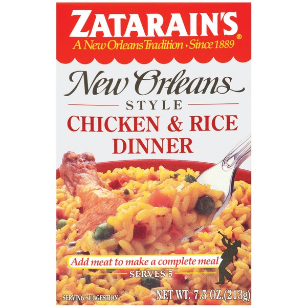 Zatarain's Chicken & Rice Dinner Rice Mix (7.5 oz) Instacart
