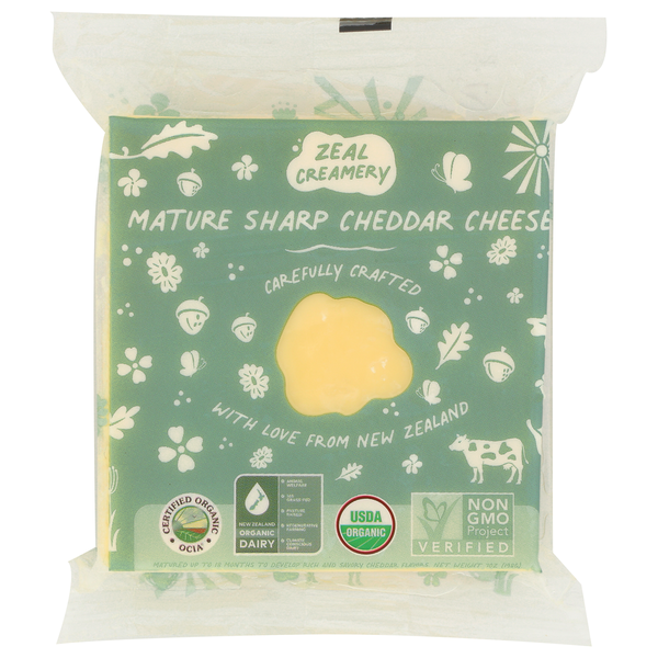 Zeal Creamery New Zealand Organic Grass Fed Pasture-Raised Mature