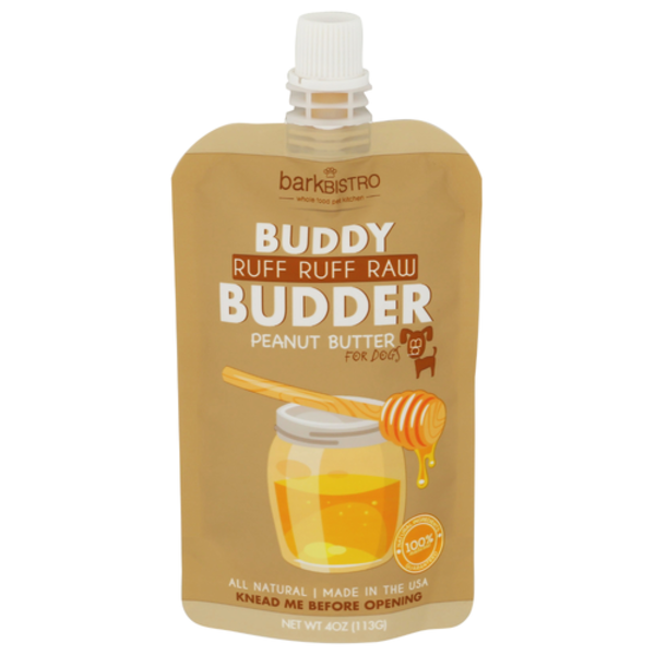 Buddy Budder By Bark Bistro Ruff Ruff Raw Peanut Butter For Dogs