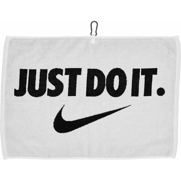 Nike Performance 2.0 Golf Towel - White & Black