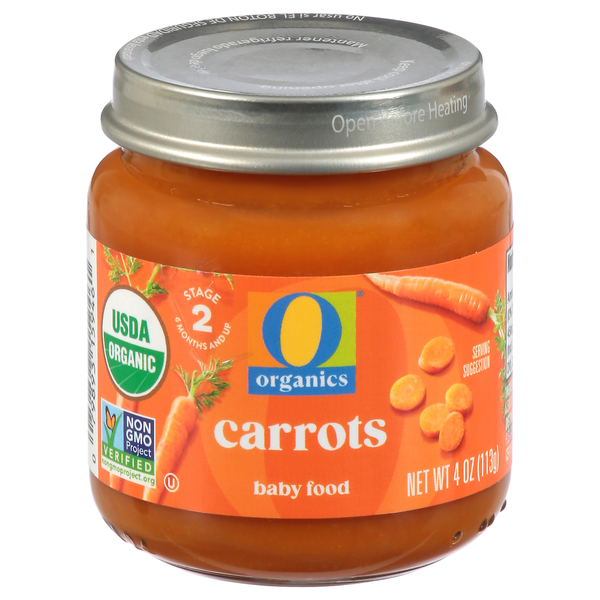 O Organics Carrots Stage 2 Baby Food