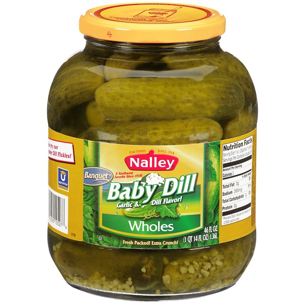 Nalley Baby Dill Wholes Pickles (46 fl oz) from Albertsons Instacart