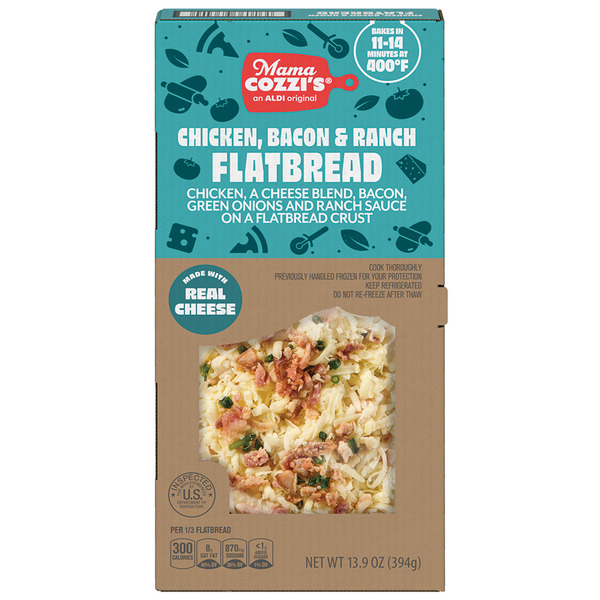 Mama Cozzi's Pizza Kitchen Chicken Bacon Ranch Flatbread