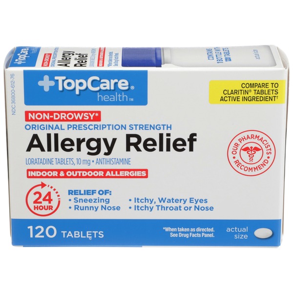 Top Care Original Prescription Strength Non Drowsy Allergy Relief