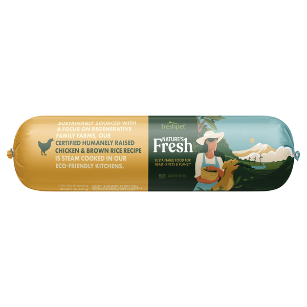 Freshpet Dog Food, Chicken & Brown Rice Recipe