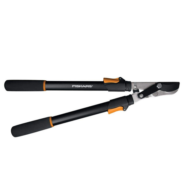 Fiskars 1-3/4 In. Cut Capacity Steel Blade, 25 In. - 37 In. Power-lever Bypass Lopper With Extendable Handles