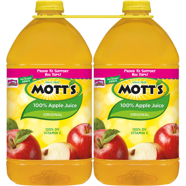 Mott's Apple Juice - 2/128 oz bottles