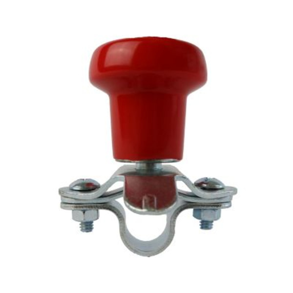 County Line 8-7/8 in. Tractor Spinner Steering Wheel, Split Base, Red