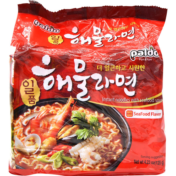 Paldo Seafood Flavor Noodle Soup