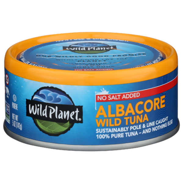 Wild Planet 100% Pure Wild Albacore Tuna No Salt Added