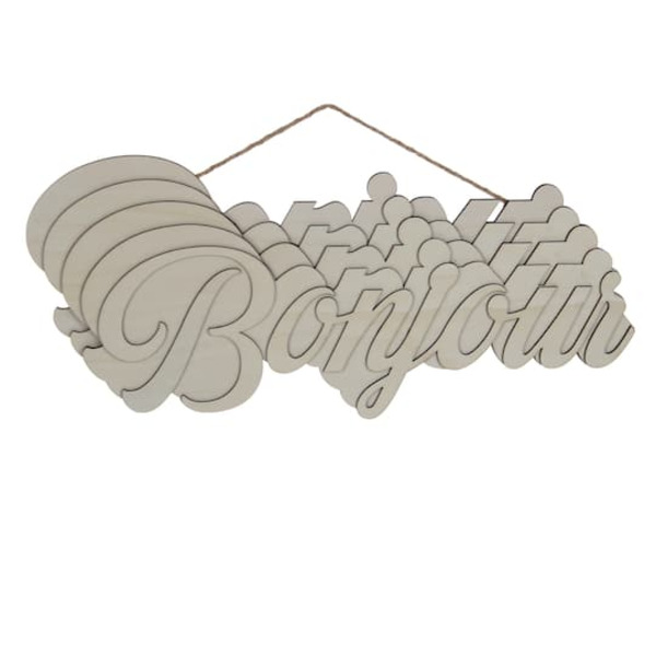 Jonathan Adler x Michaels Pop Art Bonjour DIY Wood Plaque