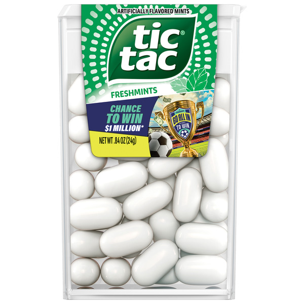 Tic Tac Freshmints, On-the-Go Breath Mints, Pocket-Sized Mints, 50