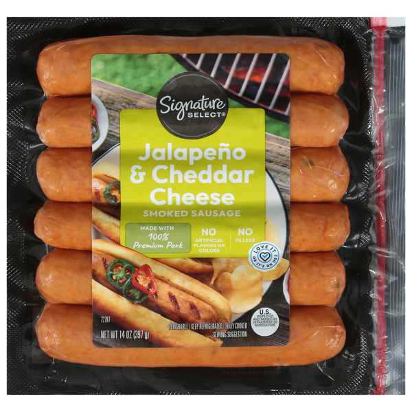 Signature SELECT Sausage, Smoked, Jalapeno & Cheddar Cheese