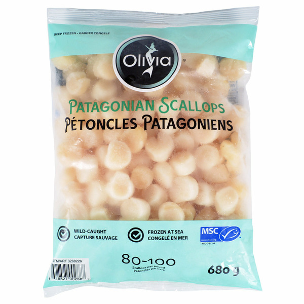 Olivia 80/100 Patagonian Scallops 680 g