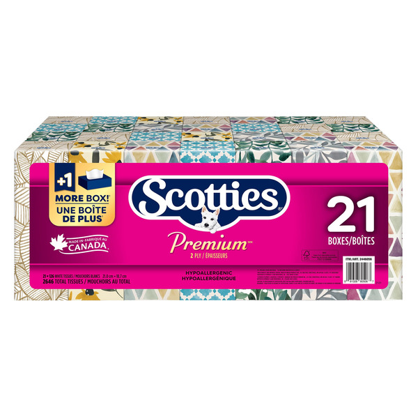 Scotties Premium Facial Tissue