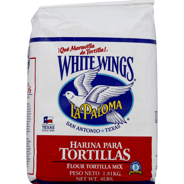 La Paloma White Wings Flour Tortilla Mix Same-Day Delivery | El