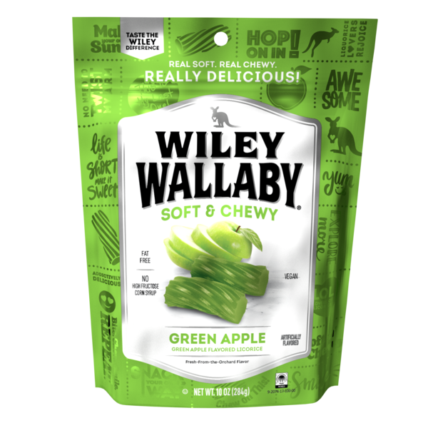 Wiley Wallaby Green Apple Licorice Same-Day Delivery or Pickup