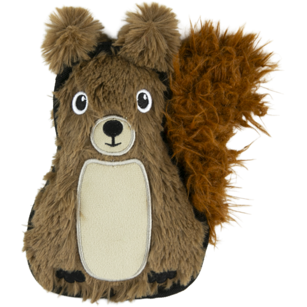 Play On Durable Plush Squirrel Dog Toy