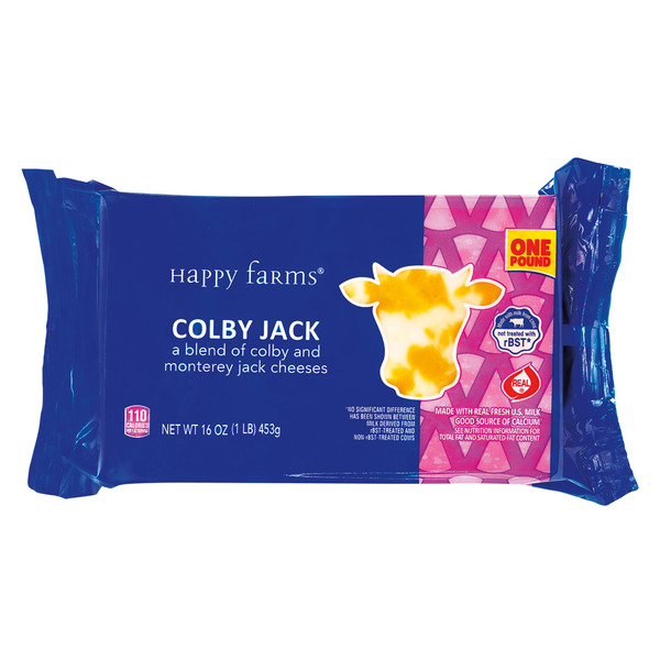 Happy Farms Colby Jack Cheese Block