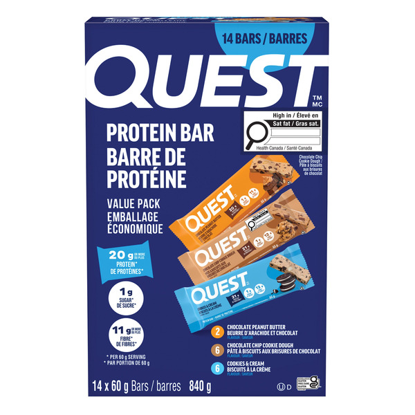 Quest Protein Bars Variety Pack