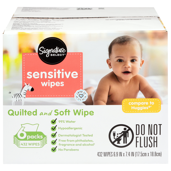Signature SELECT Sensitive Wipes