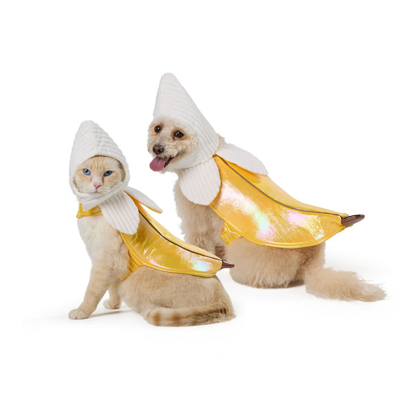 Thrills & Chills Banana Dog Costume, Large