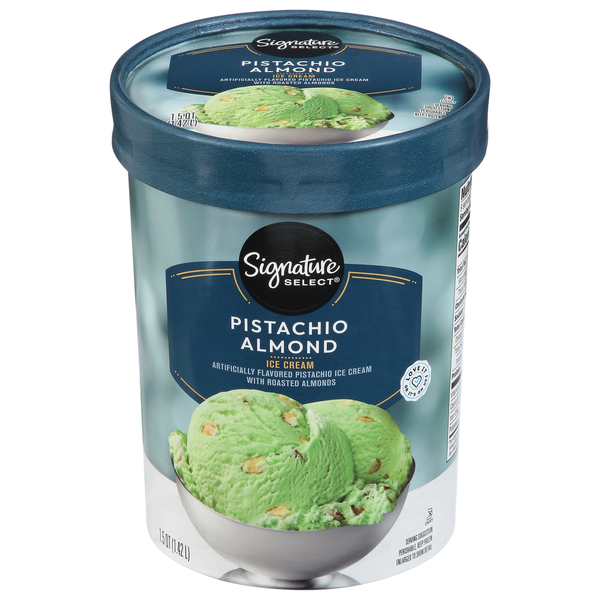 Signature SELECT Ice Cream, Pistachio Almond