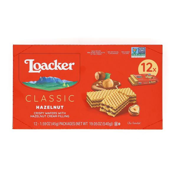 Smart & Final Loacker Classic Hazelnut, NON-GMO Crème-filled Wafer ...