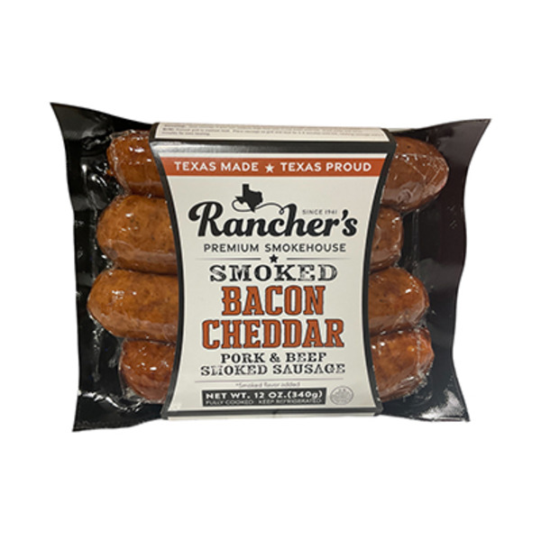 Rancher's Bacon Cheddar Pork & Beef Smoked Sausage