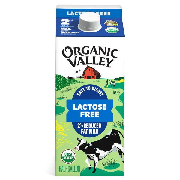 Organic Valley® Organic Lactose-Free 2% (Reduced Fat) Milk Same