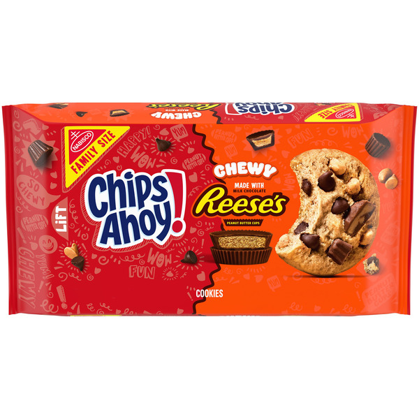 CHIPS AHOY! Chewy Reese'S Peanut Butter Cup Cookies 14.25 oz Same