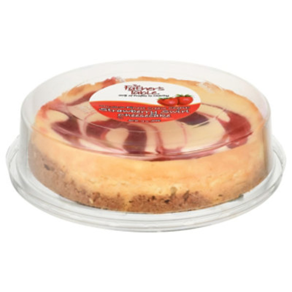 The Father’s Table Cheesecake, Strawberry Swirl