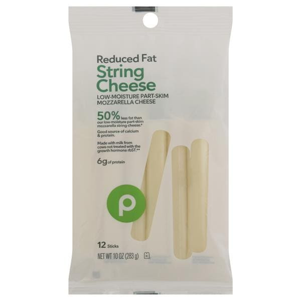 Publix String Cheese, Reduced Fat Mozzarella Same-Day Delivery or