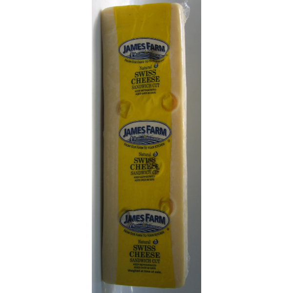 James Farm - Sandwich Cut Swiss Cheese